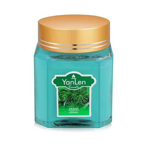 YanLen Candle Coconut Wax Scented Classic 12oz Large Jar Single Wick Candle, Over 60 Hours of Burn Time | Holiday Gifts for All (Balsam & Cedar) Cover