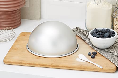 MasterClass Halbkugel-Kuchenform 20 cm, silberne eloxierte Aluminiumform, leicht, strapazierfähig, zum Backen von Halbkugel-Kuchen, 8 Zoll… – Ansicht 2
