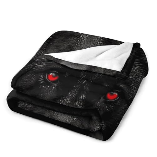 Couverture loup imprimé en flanelle de qualité supérieure jeté de lit chic - 4