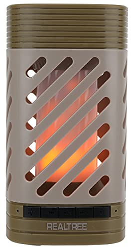 Realtree LED Lantern Rechargeable Outdoor Speakers, Portable Bluetooth Speakers with 600 Lumen LED...