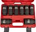 Neiko 02460A 3/4" Drive Deep Impact Socket Set, 8 Piece Jumbo Assortment | Metric Sizes (26 to 38 mm) | Chrome Moly Steel