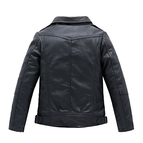 LJYH Kids Bomber Motorcycle PU Faux Leather Jackets 11/12yrs Girls Faux Leather Biker Motorcycle Jackets 3/4yrs3