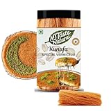 MJ TASTE NATURAL Kunafa Vermicelli Seviya, Arabic Sweet Dish Maker, Semiyan Rosted (350G), Vegetarian