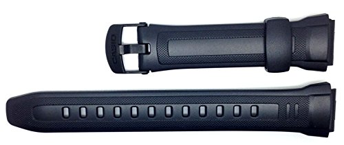 Bracelet Casio W-212H authentique résine noire référence originale 10300101