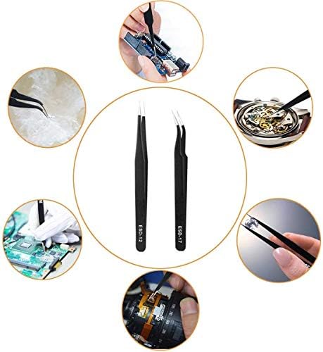 Torx Security Screwdriver Tool Set with T10 T8 T6 T5 T4 T3 T2 - Torx Screwdriver Bits Kit with Hole for xbox one controller, ps4, ps3