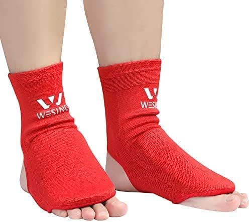 Miniatura 9 de Wesing Martial Arts Protector Equipments Sanda Kickboxing kit 8pcs Gear Set para hombres