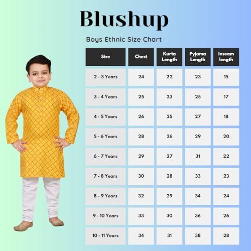 Image of Blushup Boys Kurta and Pyjama Set