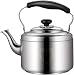 Kettle Whistling Czajnik 3 litry, stal nierdzewna Klasa żywnościowa Czajnik anty-Rust, Anti-Spalding Bakelite Uchwyt Nadaje się do otwartego pieca płomienia