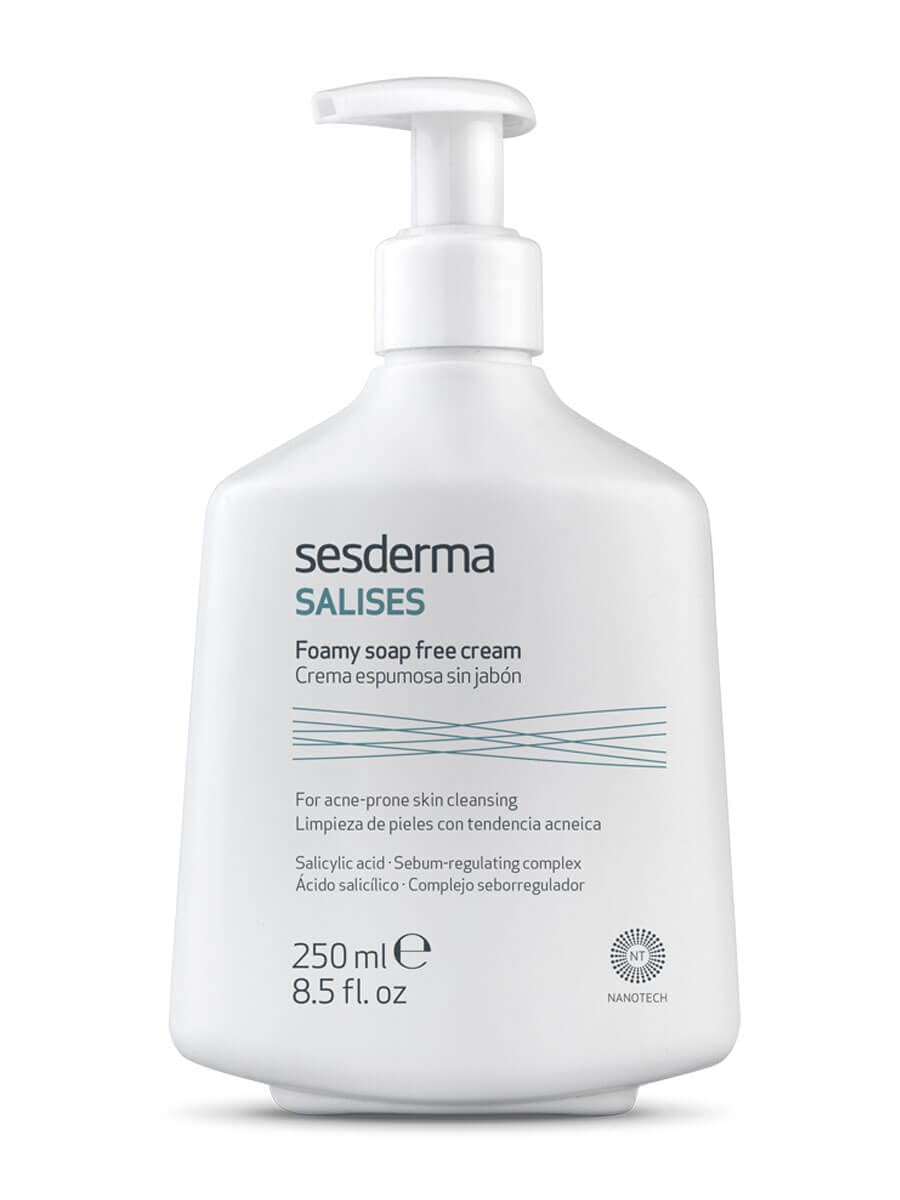 Sesderma | Foaming Cream without Soap | Soap Free Skin Cleanser | Acne Prone Skin | Pore Cleansing | 250 ml