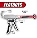 Newborn 212-HTD Drip-Free Caulk Gun, HybridTech Series Model