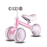 allobebe Baby Balance Bike, Cute Toddler Bikes 12-36 Months Gifts for 1 Year Old Girl Bike to Train