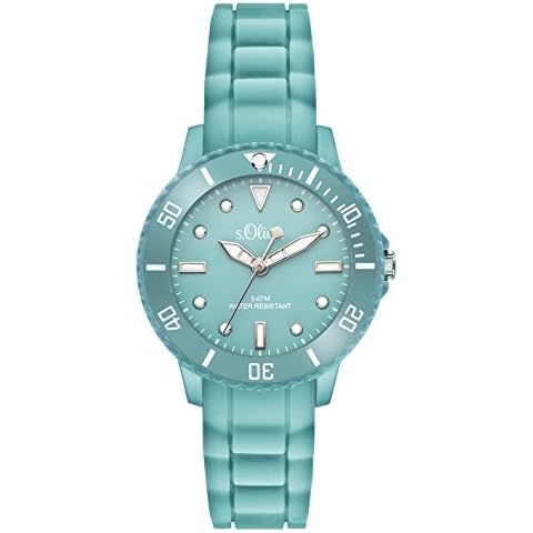 s.Oliver Time Reloj de Cuarzo con Correa en Silicona SO-3300-PQ Cover