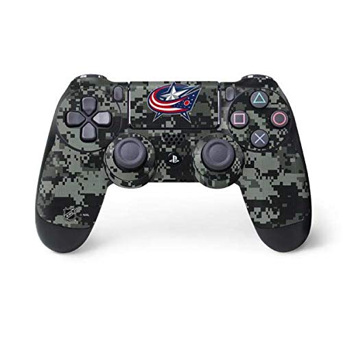 Skinit Decal Gaming Skin Compatible with PS4 Controller - Officially Licensed NHL Columbus Blue Jackets Camo Design