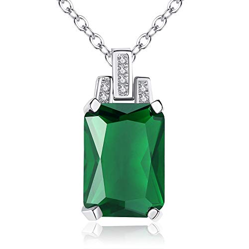 Pendentif émeraude naturel femme, le cadeau d'anniversaire idéal