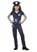Girls Cute Cop Costume Large
