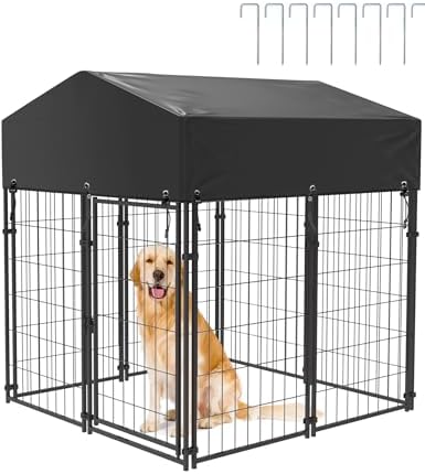 Recinto Per Cani Esterno - Gabbia Grande Con Copertura UV E Impermeabile - Foto 5