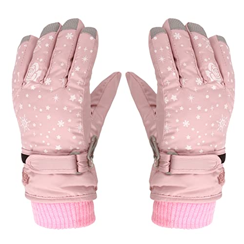 Lista de Ropa impermeable y de nieve para Niña - los preferidos. 44 Surakey - Guantes de invierno para niños, impermeables, guantes de esquí, nieve, guantes para clima frío, snowboard, ciclismo, esquí, deportes a prueba de viento para niños y...