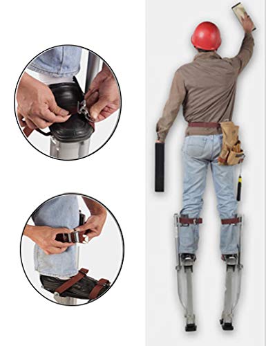 Adjustable Drywall Stilts 24"-40" Blue - Image 3