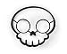 Produktbild Fred & Friends Funny Side Up Spiegeleiform Totenkopf 1 Quart totenkopf