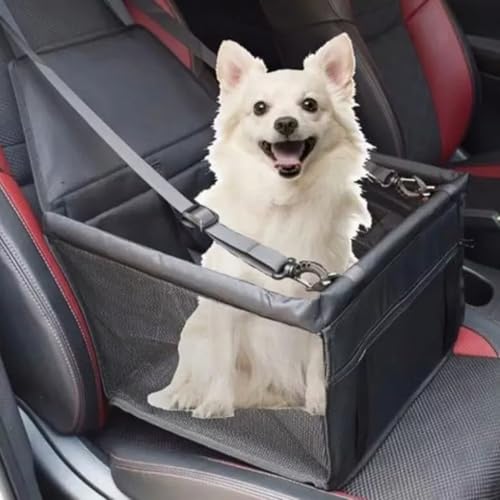Cadeirinha Assento Pet cachorro gato impermeável segurança para Carro Preto