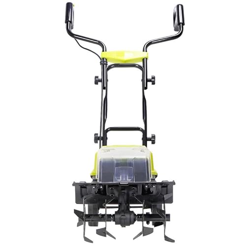DIUNAOZI Motocoltivatore da Giardino, Motozappa Elettrica, Coltivatore Senza Fili, Larghezza di Lavoro 36 Cm, profondità di Lavoro 18 Cm, per Giardini, Prati e Cortili