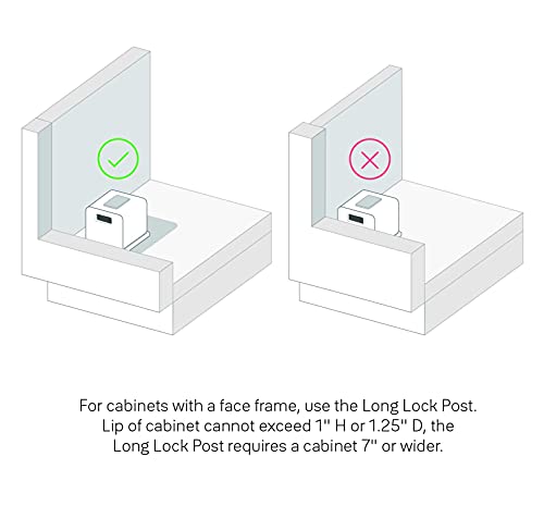 Yale Smart Cabinet Lock - Secure Medicine, Liquor, Cleaning Supply and Other cabinets. Child Proof. Magnet and Key Free Access with Your Phone or Apple Watch - Thumbnail 6