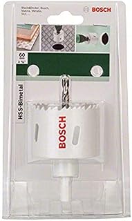 Bosch 1 x otwornica HSS bimetal (do aluminium, metali, metali kolorowych, tworzyw sztucznych, szkła akrylowego, drewna, płyt gipsowo-kartonowych, Ø 60 mm, akcesoria do wiertarki)