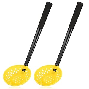 2 Pcs Ice Fishing Skimmer Scoop for Winter Plastic Ice Fishing Scooper Long Ice Fishing Ladle for Scooping Out Ice Winter Fishing Gear Accessories