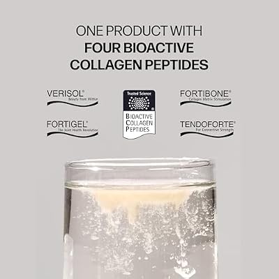 Sparkle Wellness Advanced 4-in-1 Boost | Clinically Tested Multi Collagen Powder with VERISOL, FORTIBONE, FORTIGEL, TENDORFORTE, HA & Vitamin C | Skin, Hair, Bone, Joint Health | No Flavor