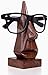 Price comparison product image Storeindya Wooden Handmade Nose-Shaped Eyeglass Spectacle Holder ,Eyewear Retainer, Sunglasses Holder, Spectacle Display Stand