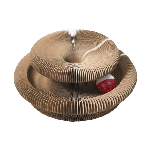 Tablero Rascador para Gatos Interior,Rascador Interactivo Plegable para Mascotas,Juguete De Cartón Actividad Divertida Juego Mascotas - para Proteger Muebles En Dormitorio Sala De Estar Hogar