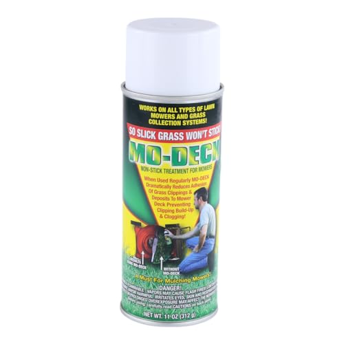 Mo-Deck Spray Non Stick Grass Lawn Mower Blade Deck Spray(11 oz Aerosol Can)