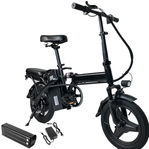 GOKU Electric Bike for Adults, 20 Mph Folding Ebike, 14"