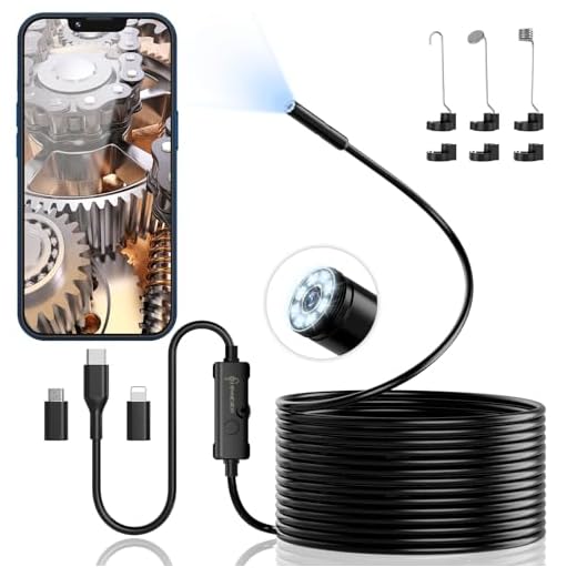 HD Flexible Endoscope Inspection Camera