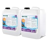 H&ouml;fer Chemie 2 x 5 L BAYZID&reg; Pool Flockungsmittel fl&uuml;ssig - f&uuml;r kristallklares Poolwasser - einfache Anwendung + hocheffektive Wirkung gegen Tr&uuml;bungen