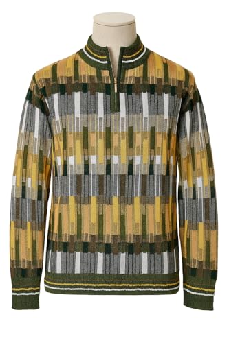 Stacy Adams Men’s Sweater Mélange Medley Full Patterned Design4