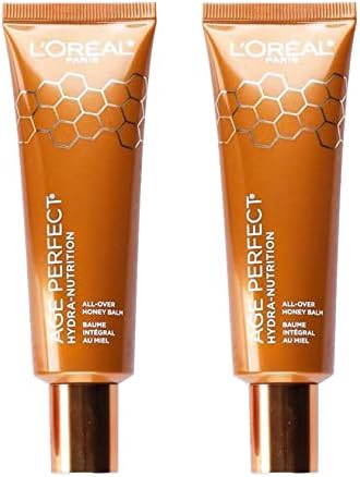 Age Perfect Hydra Nutrition Honey All Over Balm Moisturizer Face, Neck, Chest, and Hands, 1.7 fl oz (Pack of 2)