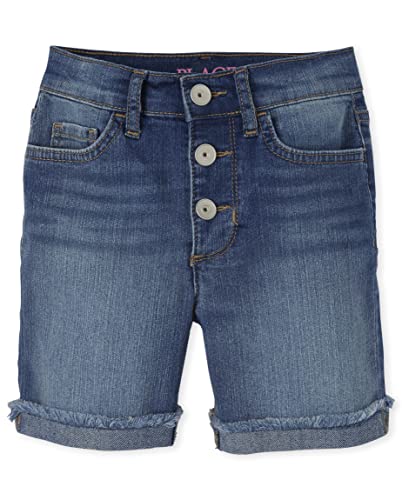 Image of The Children's Place Girls' Denim Bermuda Shorts