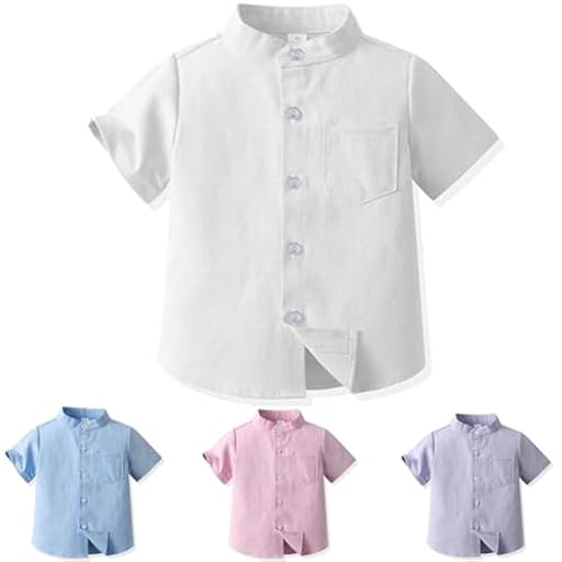 Yanmucy Niños Bebé Camisa Manga Corta Top Stand niños Cuello Botón Abajo Camisa Verano Little Big Boy´s Causal Camisas para 2-8 Años | Ya disponible en tu tienda friki favorita! En mundofriki.es! Yanmucy Niños Bebé Camisa Manga Corta Top Stand niños Cuello Botón Abajo Camisa Verano Little Big Boy´s Causal Camisas para 2-8 Años | Ya disponible en tu tienda friki favorita! En mundofriki.es!