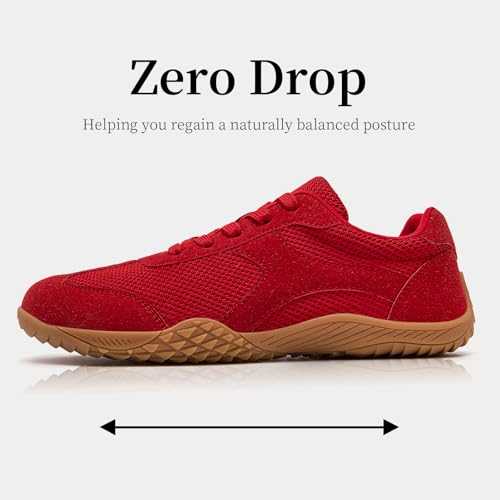 Image of Mens Shoes Barefoot Shoes Men Zero Drop Walking Trail Running Hiking Workout Gym Shoes Lightweight Casual Sneakers