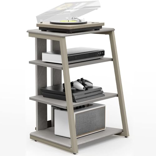 Lecteur CD et composants stéréo meuble de rangement 4 niveaux