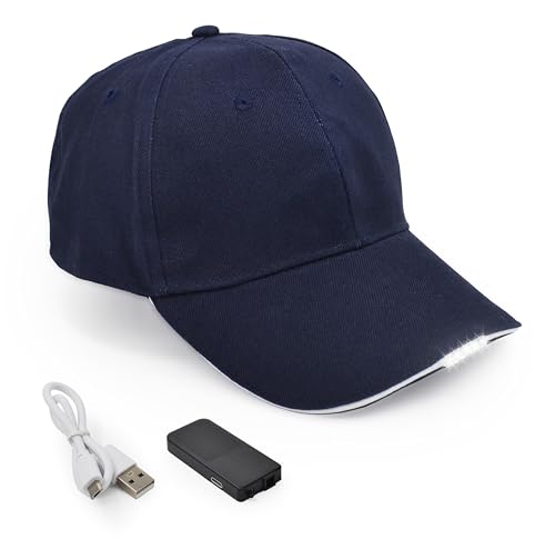 Casquette de Baseball en LED très Lumineux, Casquette de Baseball de Sports en Plein Air pour Les...