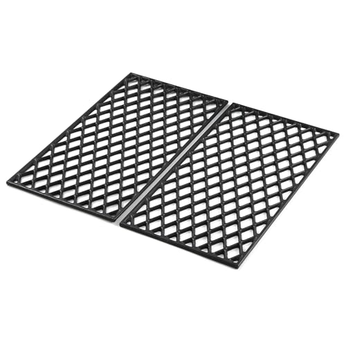 PB600PS1 Grill Grates Replacement Parts for Pit Boss Pro Series 600 Cooking Grates PB 600PS1 PB 600 PS1 Pro Series II 600 10740 Parts Pitboss Wood Pellet Grill Smoker Cast Iron Diamond Grids