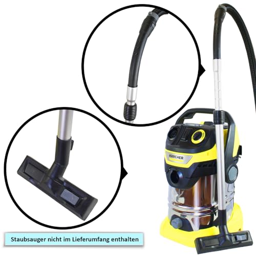 MisterVac Teleskop-Staubsaugerrohr kompatibel mit Kärcher WD 6 P Premium