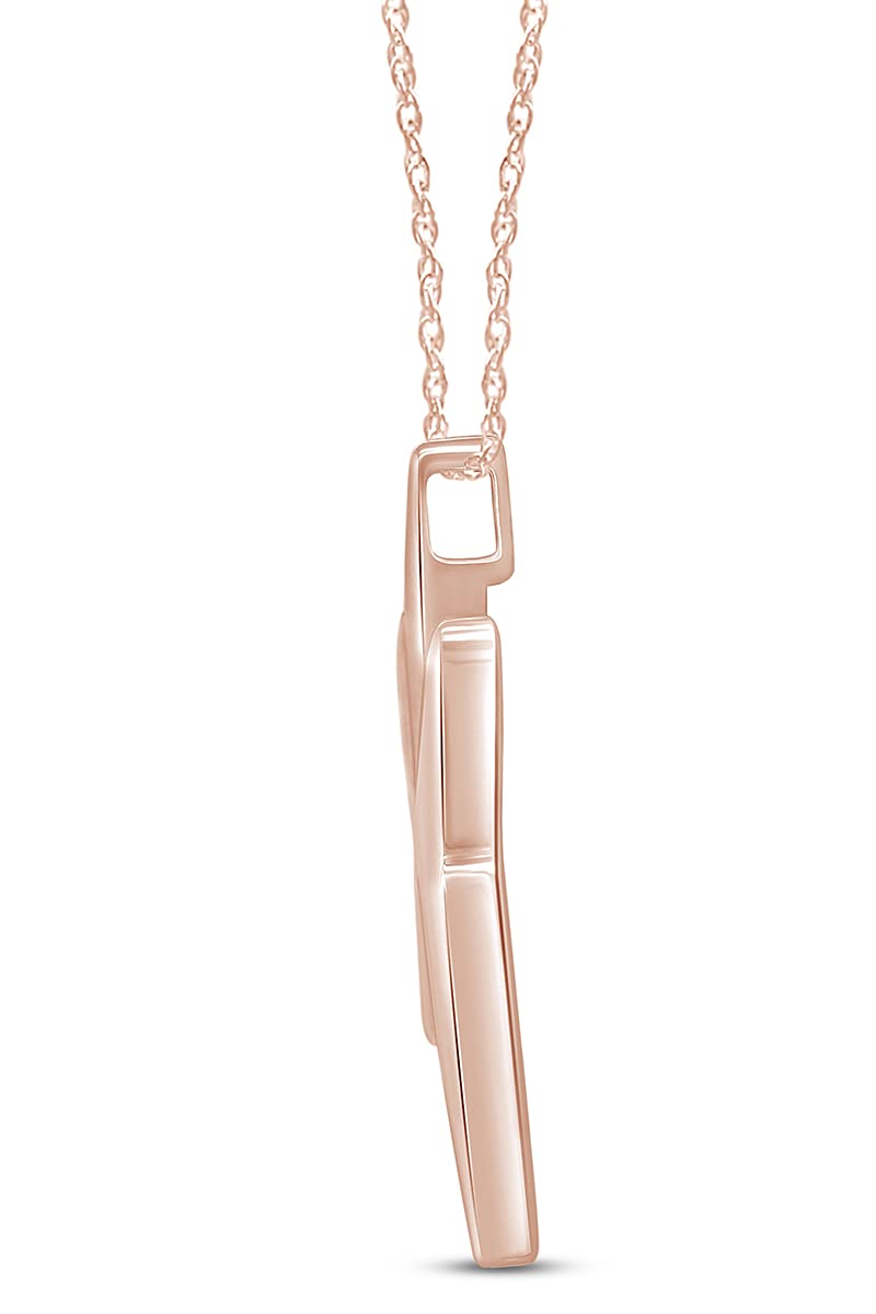 AFFY Collar con colgante de estrella de mar en oro de 14 K sobre plata de ley