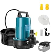 Amazon.co.jp: 水中ポンプ 充電式 マキタ18Vバッテリー互換性 550W