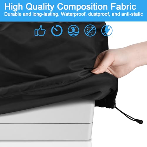 CaSZLUTION Printer Dust Cover Compatible with HP LaserJet Pro M283fdw / MFP 3101fdw 3301fdw Wireless Printer, Printer Protector Sleeve for Brother MFCL2710DW DCP-L2640DW - 16.6 x 16.6 x 13.3 Inch