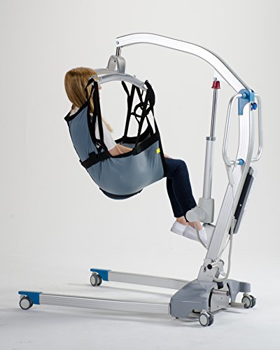 Patient Aid One Piece Commode Patient Lift Sling With Positioning Strap, Full Body 600Lb Capacity (Medium) #TOP1