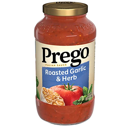 Prego Pasta Sauce, Italian Tomato Sauce With Roasted Garlic & Herbs, 24 Ounce Jar #TOP25