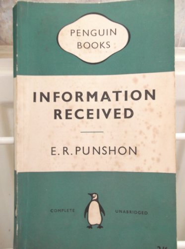 Information Received. Penguin Crime No 1084 B000J2VAGW Book Cover